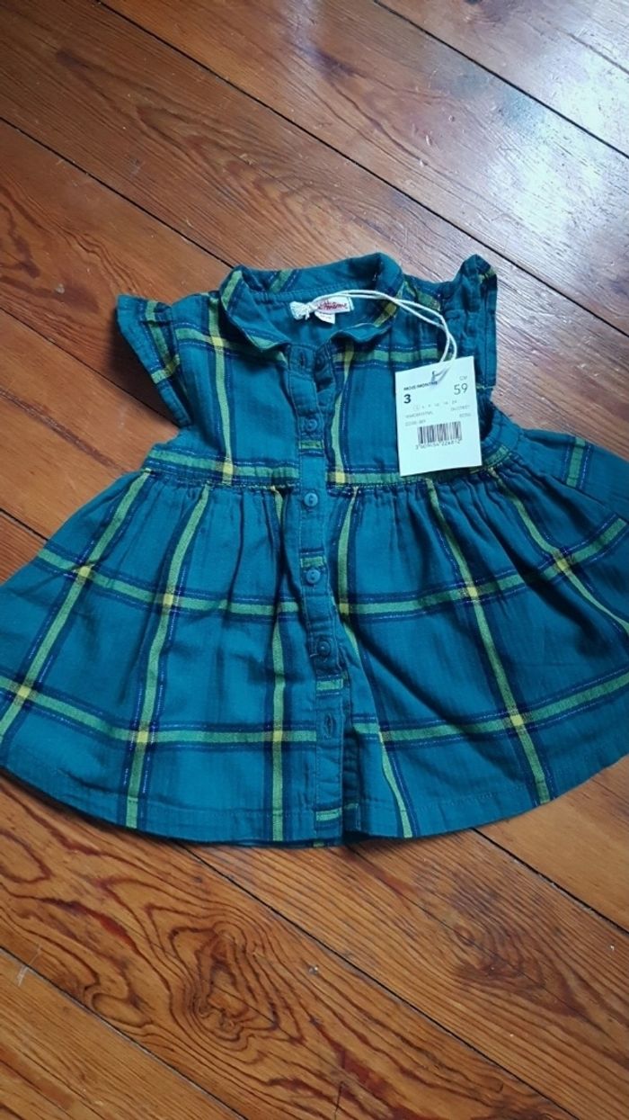 Lot 2 robes Du Pareil au même 3 mois - photo numéro 5