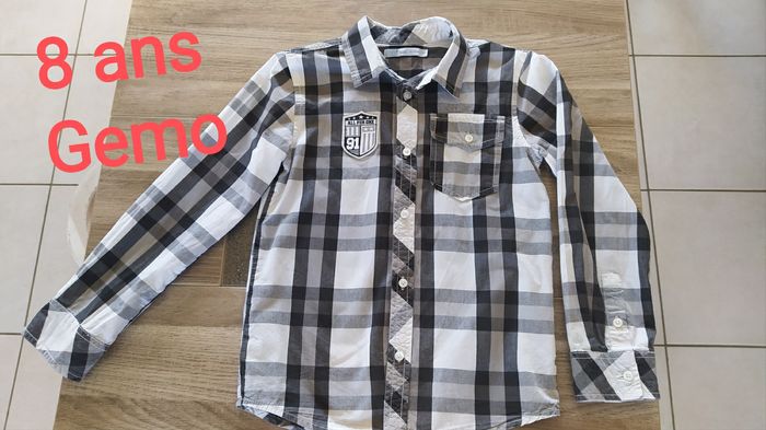 Chemise manches longues 8 ans Gemo