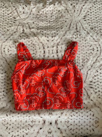 Croc top motif marine