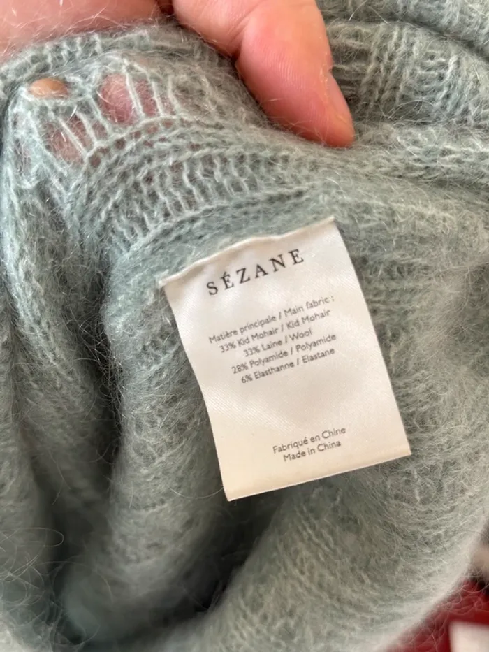 Pull Rosa brume Sézane - photo numéro 6