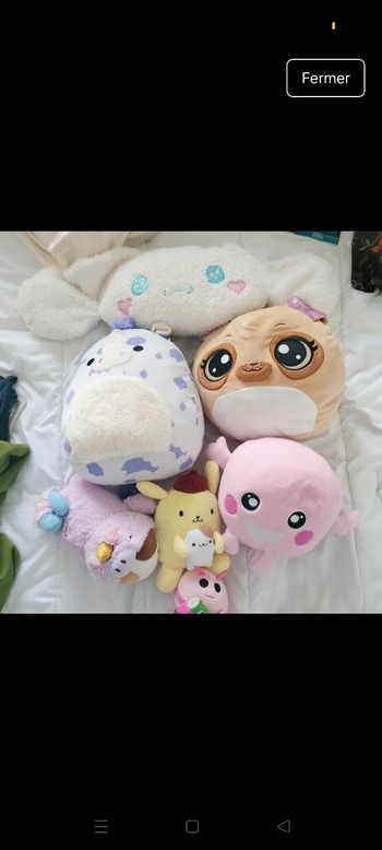 Lot peluches kawaii