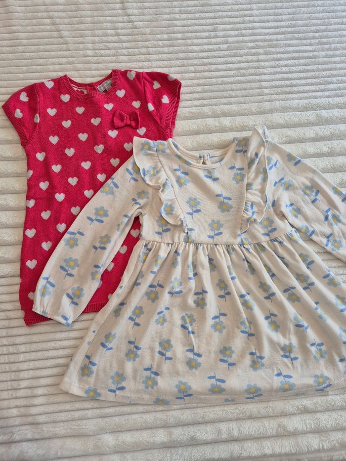 2 robes hiver fille 18 mois Grain de Blé Primark