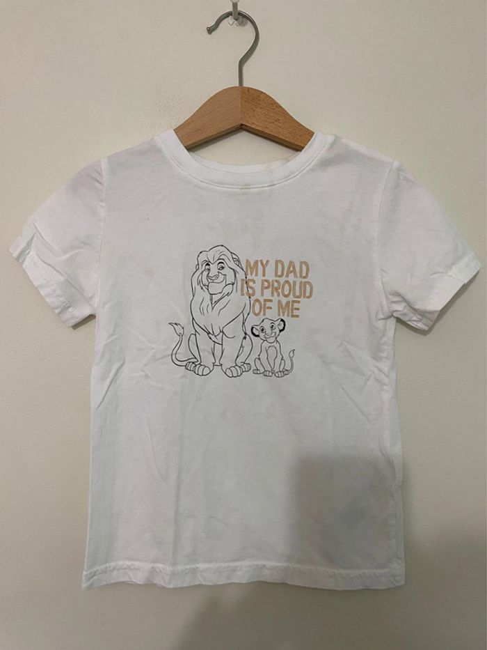 T-shirt blanc Le Roi Lion Kiabi 5 ans