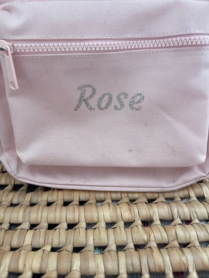 Sac à dos / cartable maternelle personnalisée prénom Rose - photo numéro 3