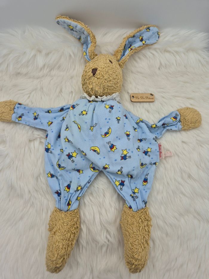 Doudou peluche Beige Bleu Clair Col Käthe Kruse