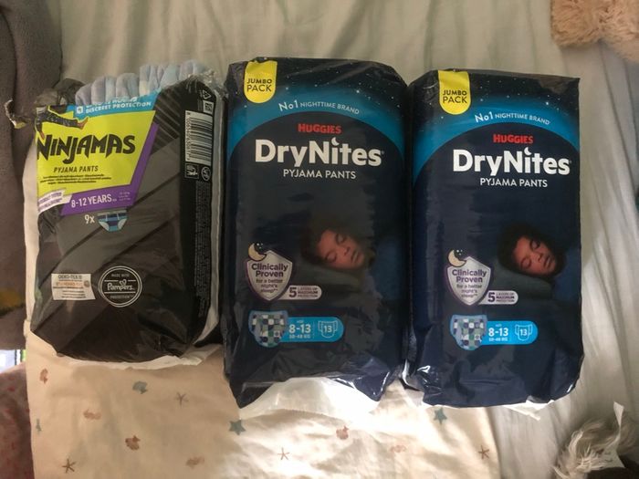 lot de 33 couches de nuit enfant