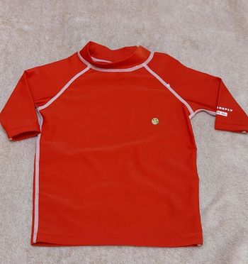 Tee-shirt de bain manches longues  protecteur anti-UV fille 4 ans