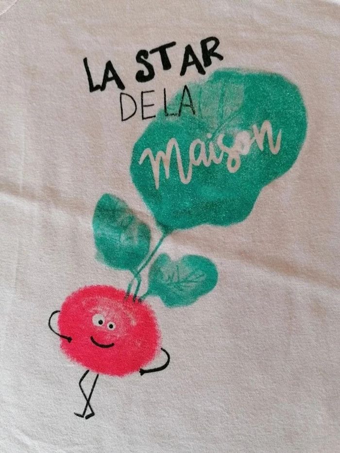 Tee-shirt fille taille 6 mois - photo numéro 3