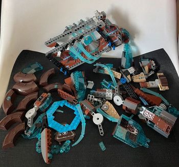 Lego Chima lot vrac 70145 mammouth des glaces non complet pièces détachées officiel