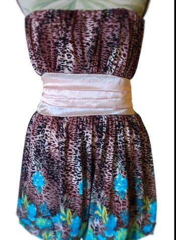 robe  d'été  bustier taille  36