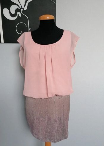 Robe bas sequins Naf Naf taille S