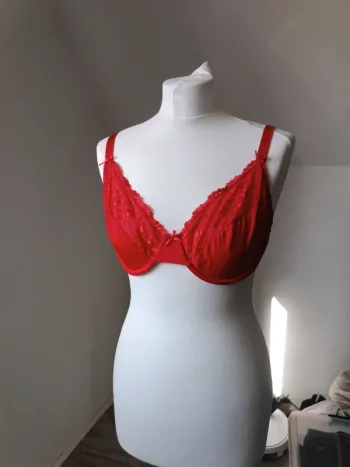 Soutien-gorge rouge TEX 100C