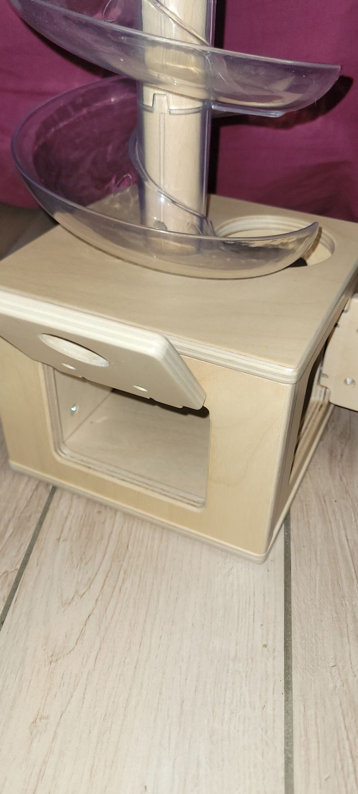 Toboggan à balles love very en bois - photo numéro 3