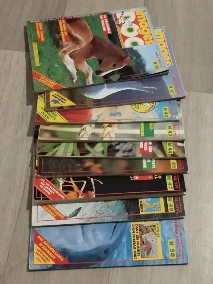Lot vintage de 9 livres Images Doc année 1992-93 L078 - photo numéro 4