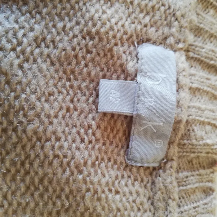 Pull hiver ou demi-saison sans manches BNK t. 42 beige. - photo numéro 3