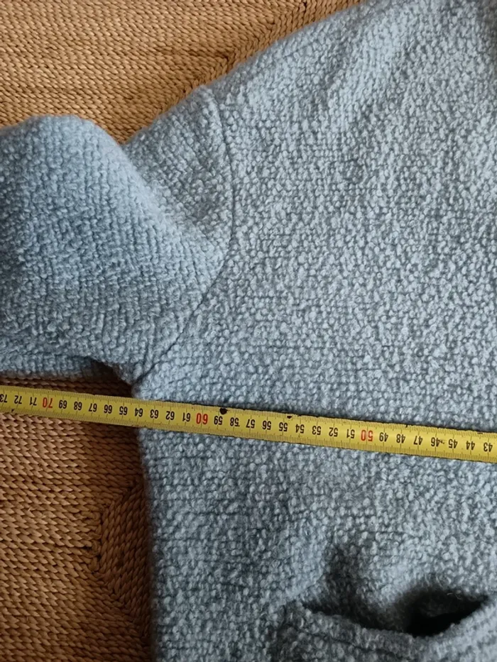 Des Petits Hauts " manteau Lizy bleu clair effet moutonné" t. 4 - photo numéro 8