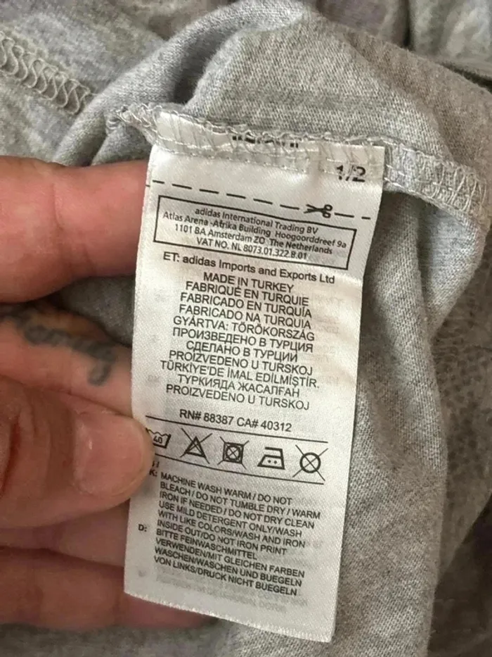T shirt imprimé taille 38 marque Adidas - photo numéro 5