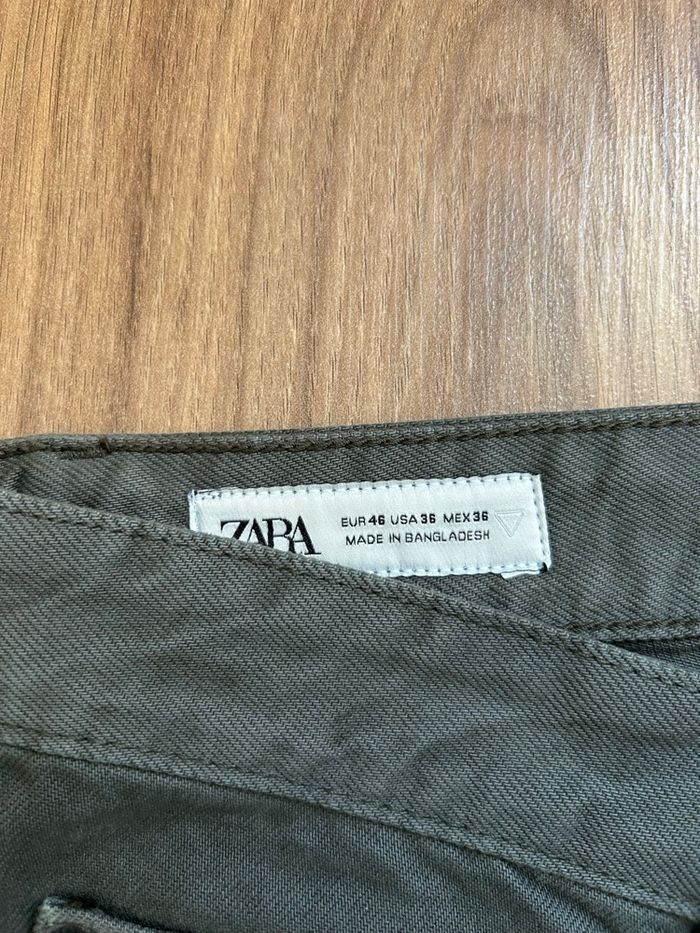 Jeans kaki droit Homme Zara Tailles 44-46 - photo numéro 5