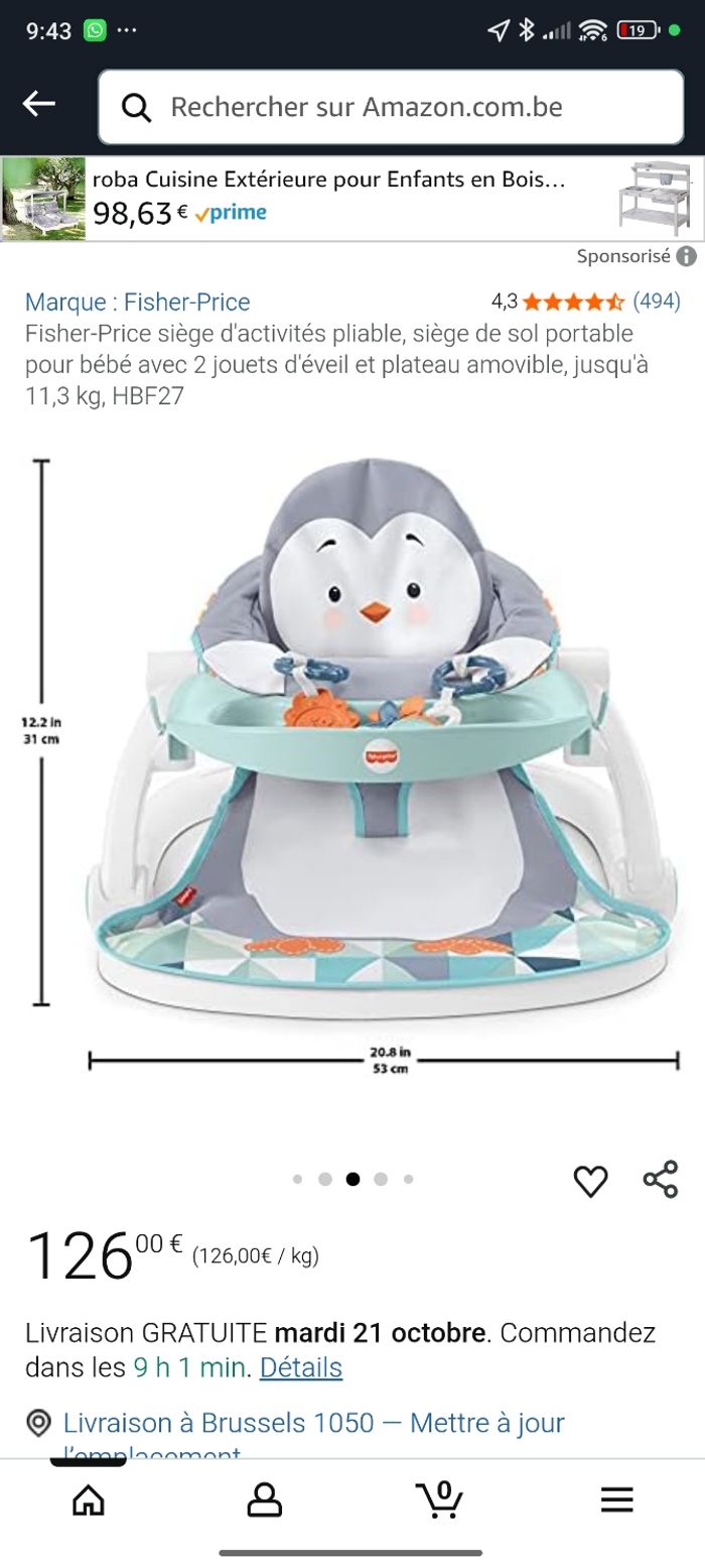 Siège sit me up - photo numéro 5