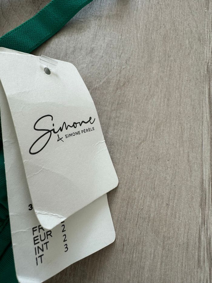 Soutien gorge neuf Simone perele taille 2 couleur verte - photo numéro 4