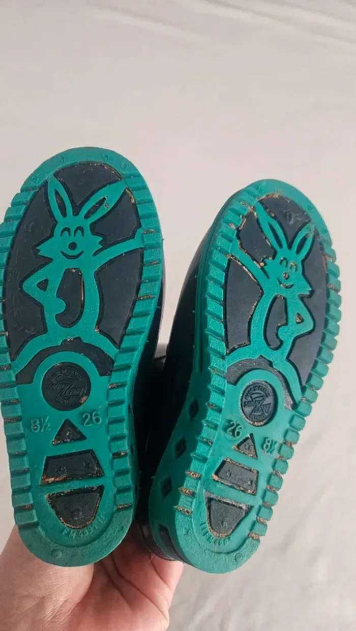 Bottes de pluie enfant Made in France  bleu marine pointure 26 - photo numéro 6