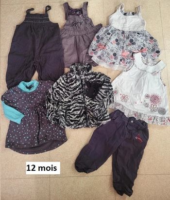 lot 12 mois fille