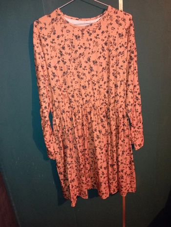 Robe mi longue terracotta