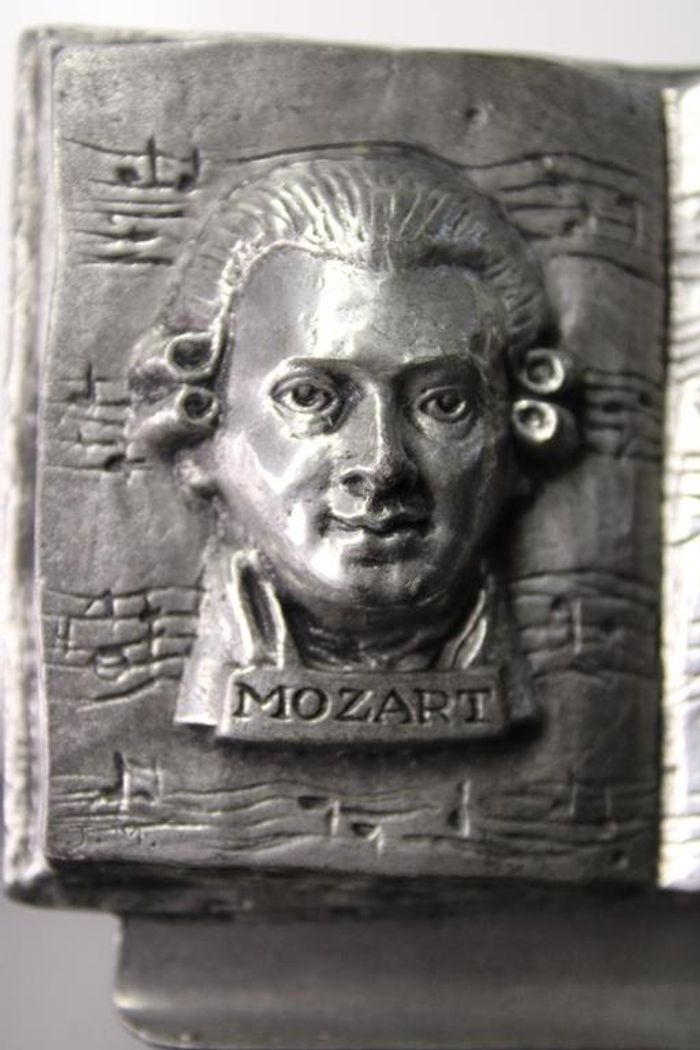 Porte stylo Mozart en étain - photo numéro 4
