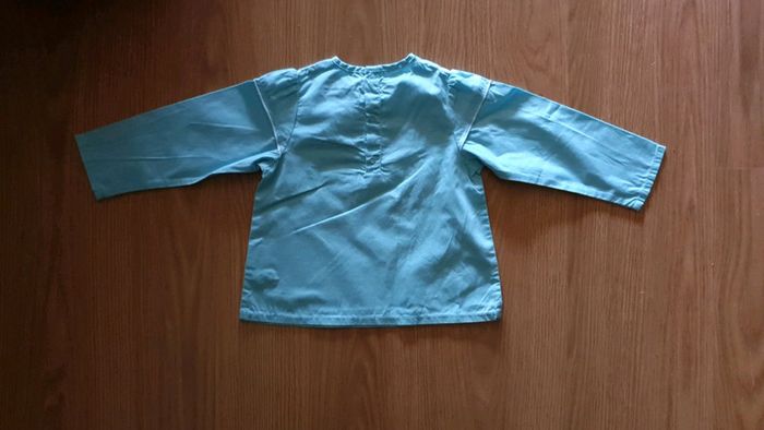 blouse fille tape a l oeil 2 ans bleue - photo numéro 2