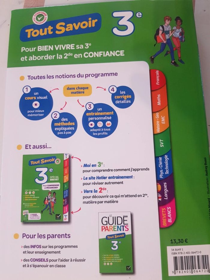 Tout savoir 3eme - photo numéro 2
