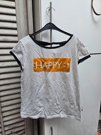 Tee-shirt manche courte LolaLiza taille M fantaisie à l'arrière