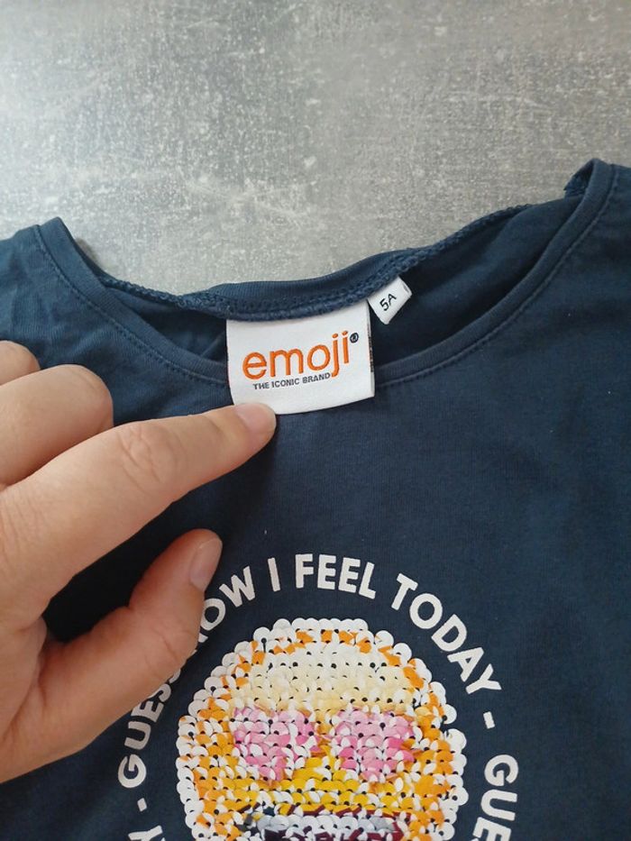 Haut manches longues fille emoji - photo numéro 2