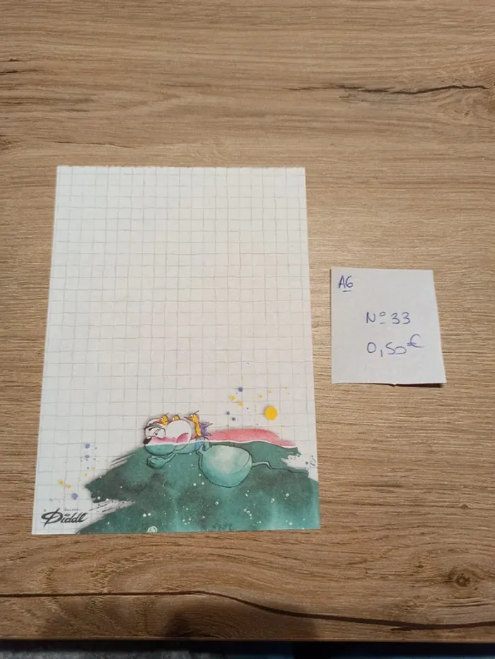 Feuille Diddl A6 33 0,50€