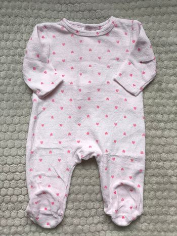 Pyjama en velours Tex 3 mois