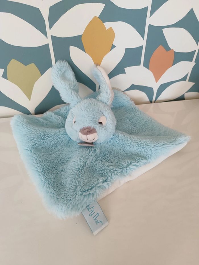 Doudou lapin baby nat