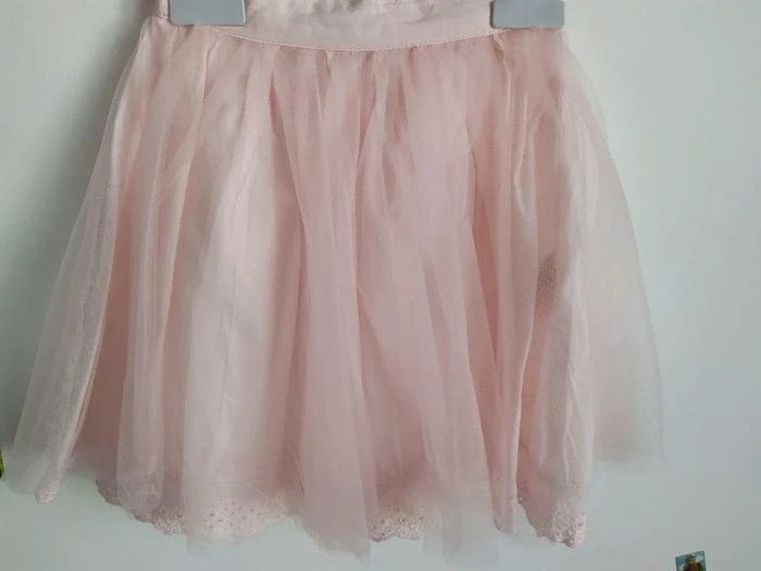 Jupe tulle et dentelle rose pâle en 2 ans - photo numéro 10