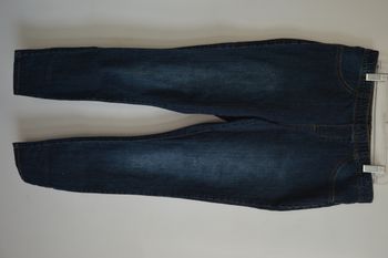 Jean bleu foncé C&A taille 38 – coupe slim – taille élastiquée