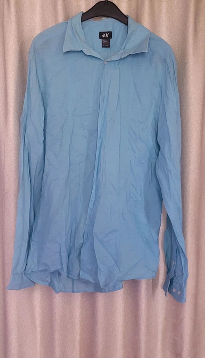 Chemise bleu