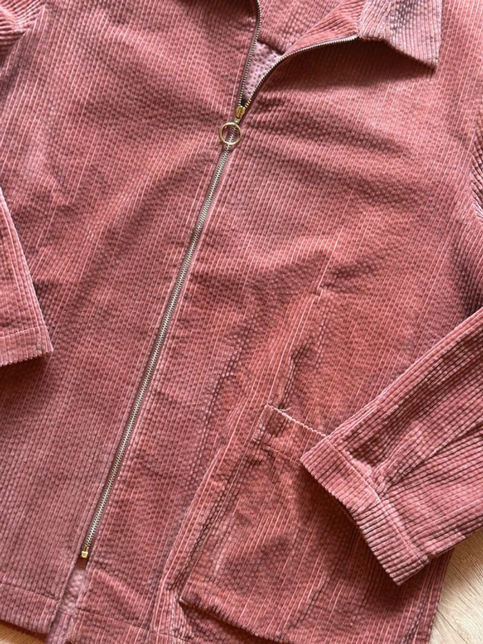 Veste en velours côtelé rose brique Des Petits Hauts – Modèle Elodia – T3 (oversize) - photo numéro 9