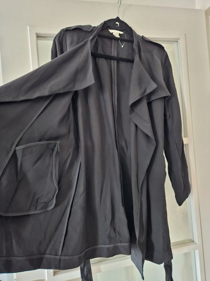 Veste légère ceinturée noire H&M - photo numéro 5