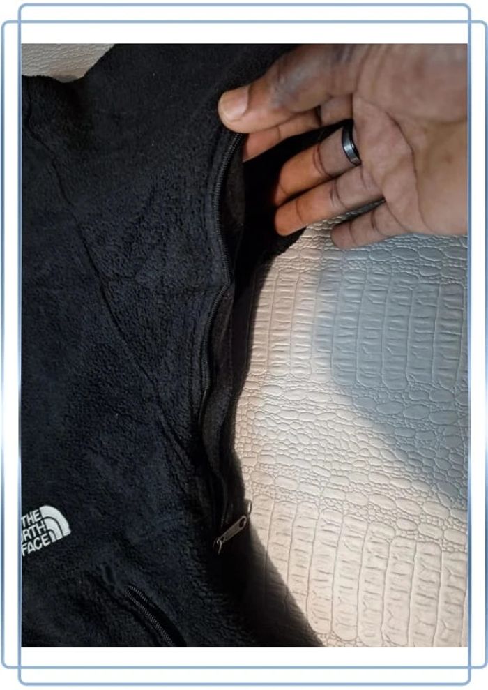 Polaire zippée the north face noir homme - taille M - photo numéro 7