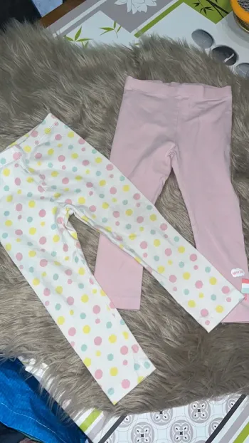 Lot de 2 leggings 12/24 mois
