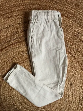 Pantalon blanc TAO 6 ans relaxed tbe