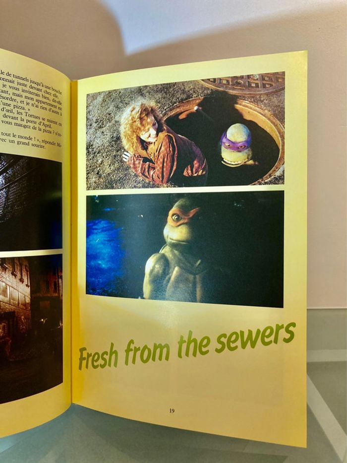 Livre TMNT Les Tortues Ninja, le livre du film 1991. - photo numéro 8