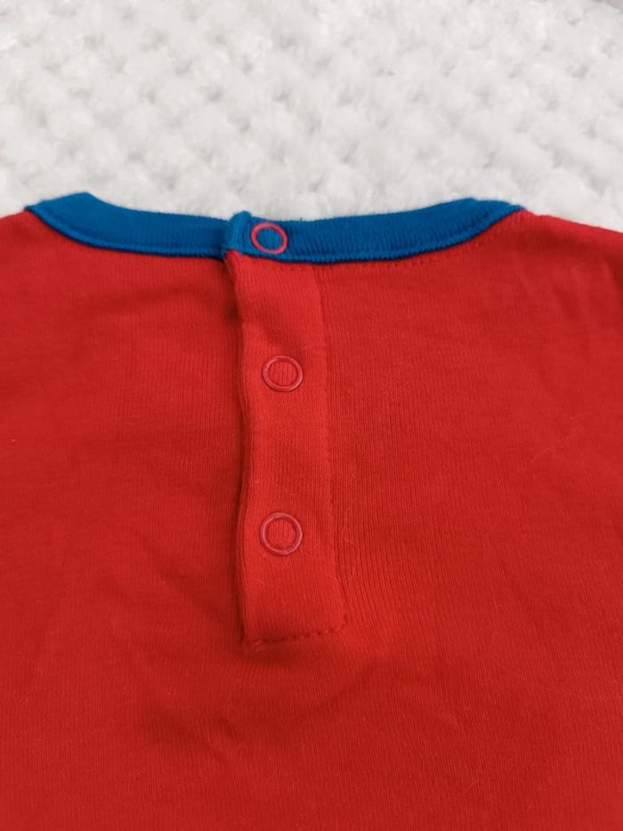 🔸 T-shirt Manches Courtes Rouge - Petit Bateau 6 Mois🔸 - photo numéro 7