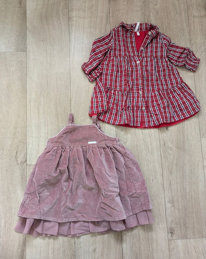 Lot 2 Robes Hivers 9 Mois 71cm - photo numéro 5