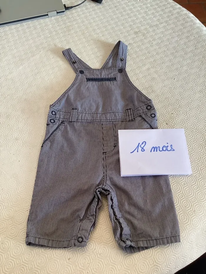 Salopette-short Orchestra - 18 mois