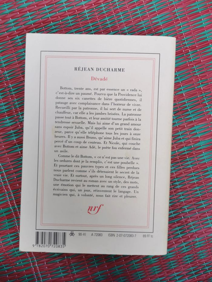 Dévadé, roman de Réjean Ducharme - photo numéro 4