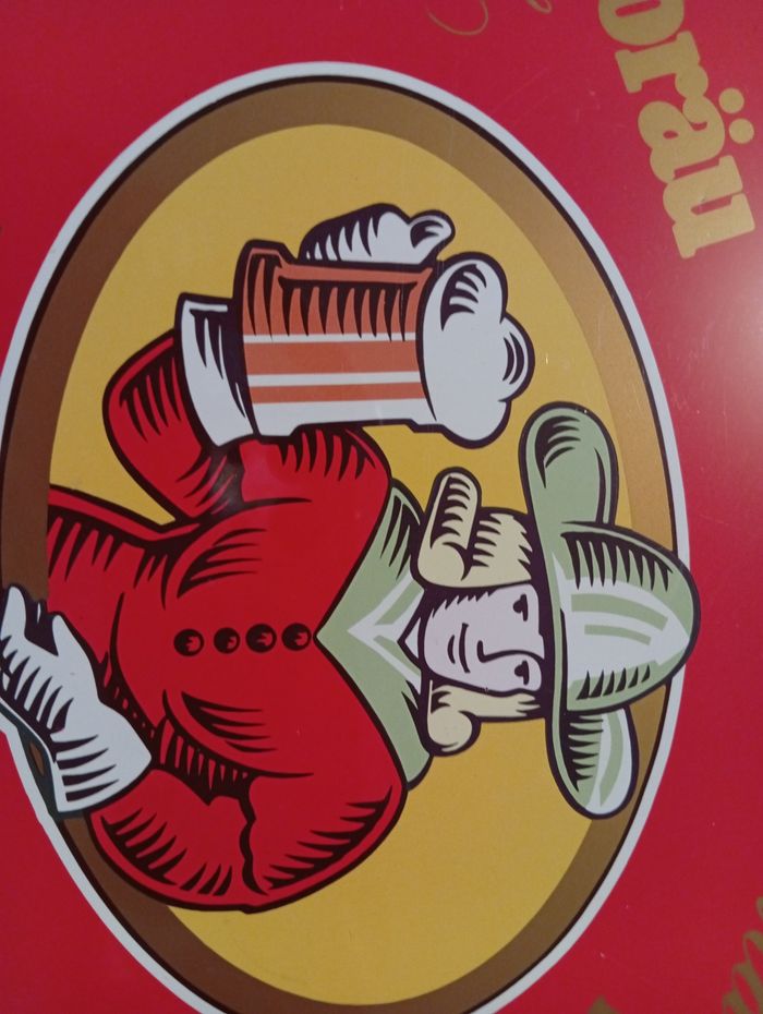 Plateau émaillé vintage kanterbrau - photo numéro 6