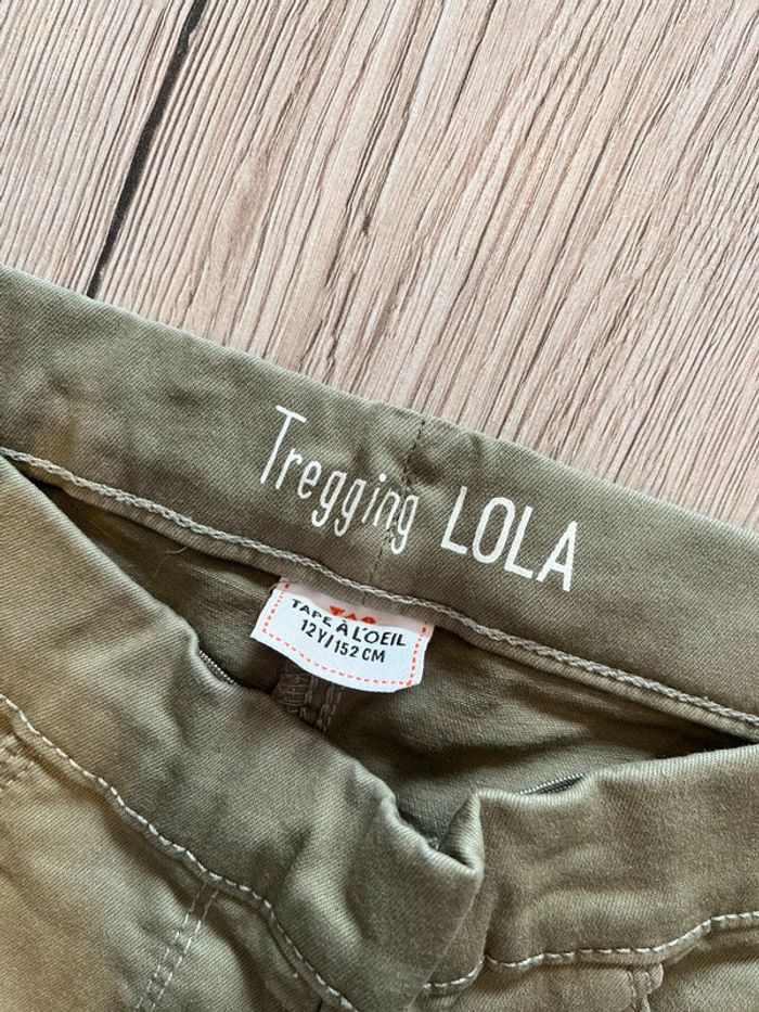 Jeans tape à l'œil kaki 12 ans - photo numéro 2